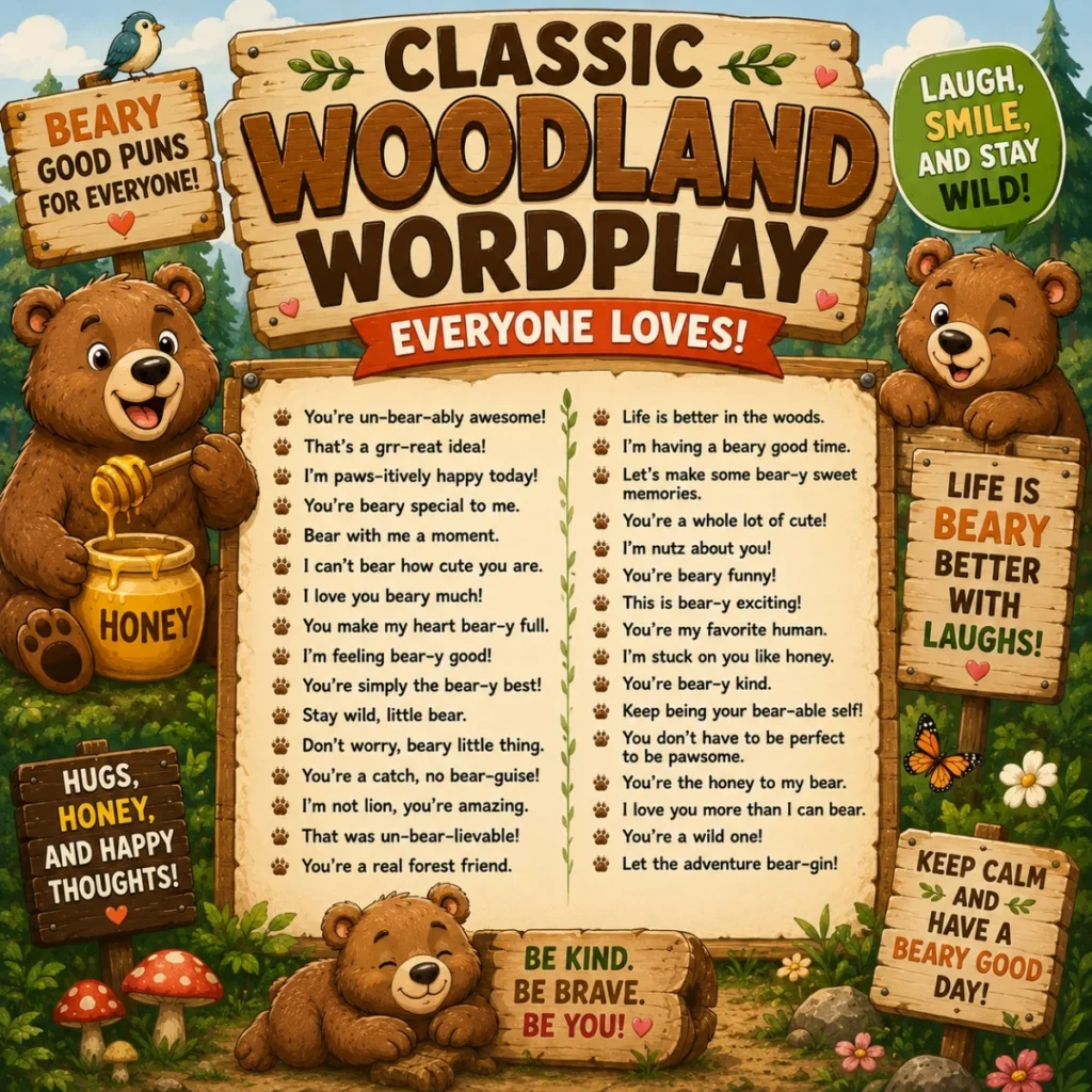 Classic Woodland Wordplay Everyone Loves