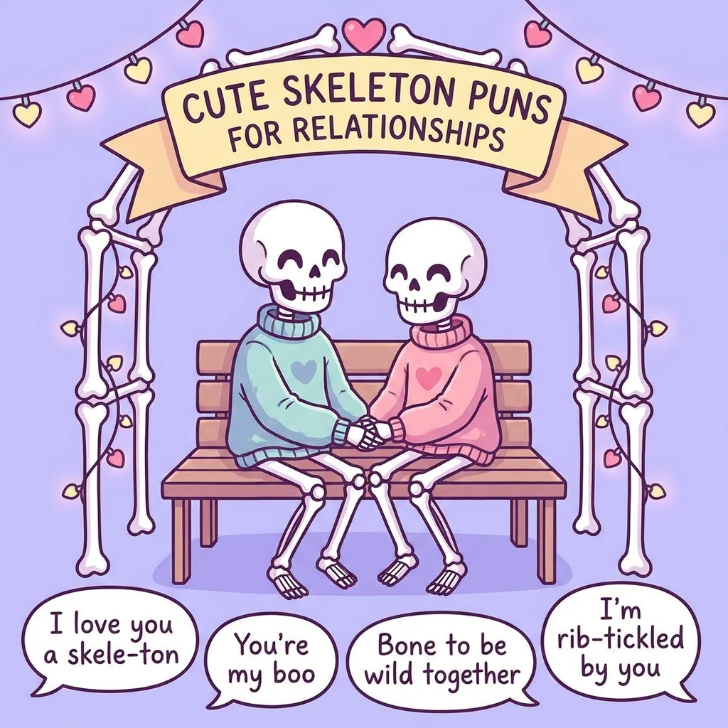 ๐ Cute Skeleton Puns For Relationships