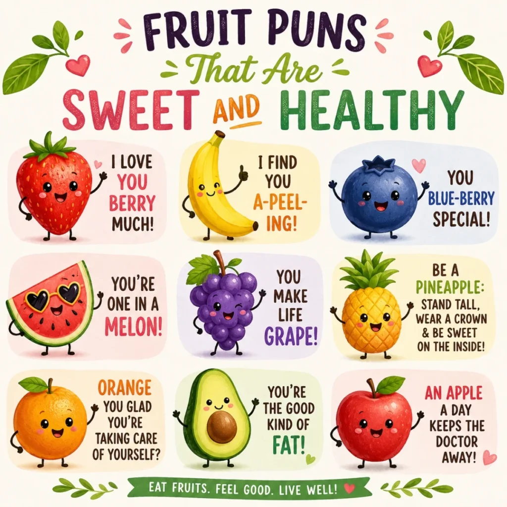 Fruit Puns That Are Sweet And Healthy