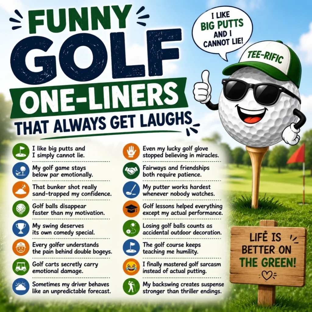 Funny Golf One-Liners That Always Get Laughs