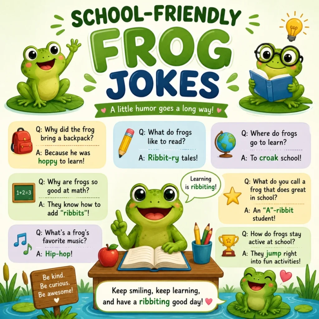 School-Friendly Frog Jokes