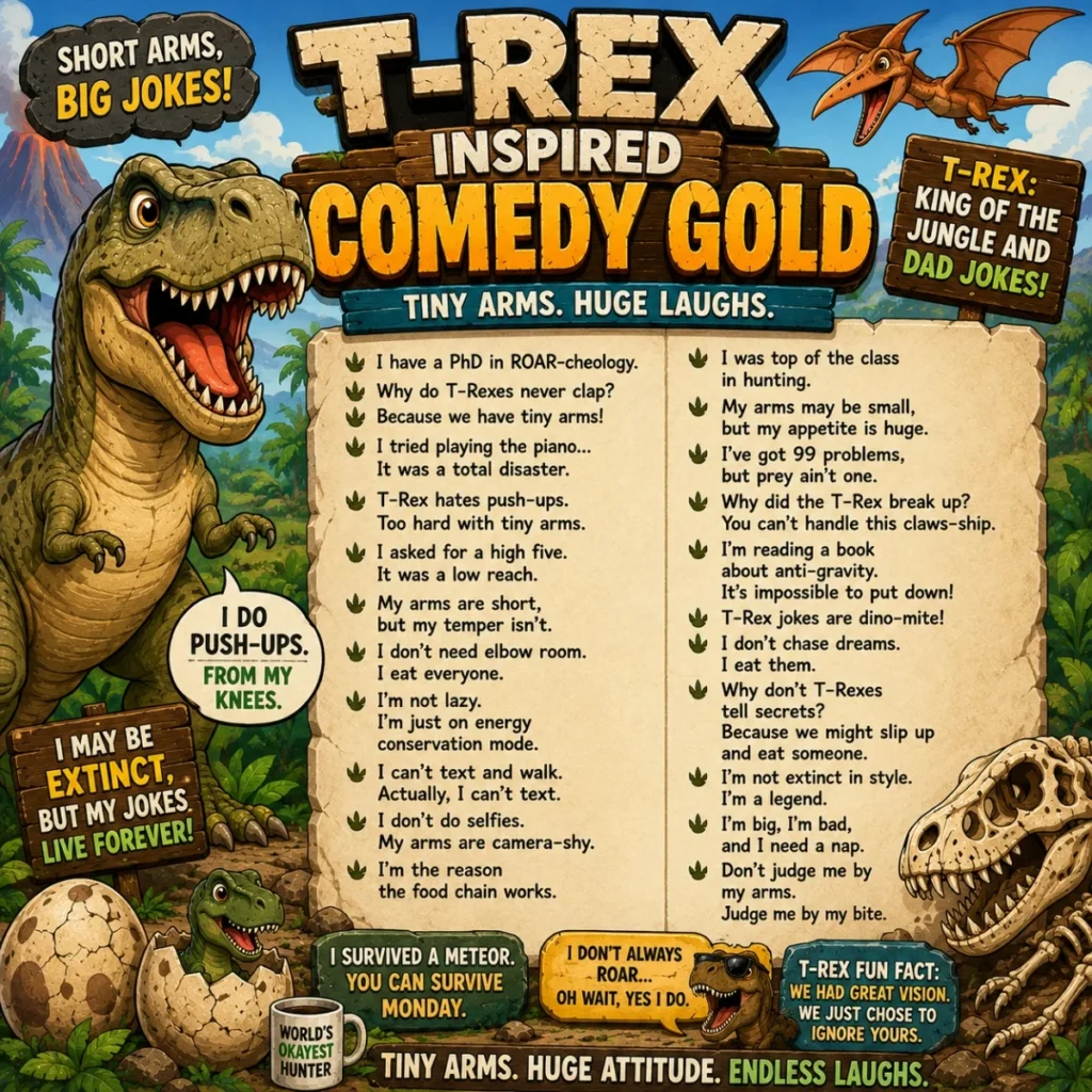 _T-Rex Inspired Comedy Gold