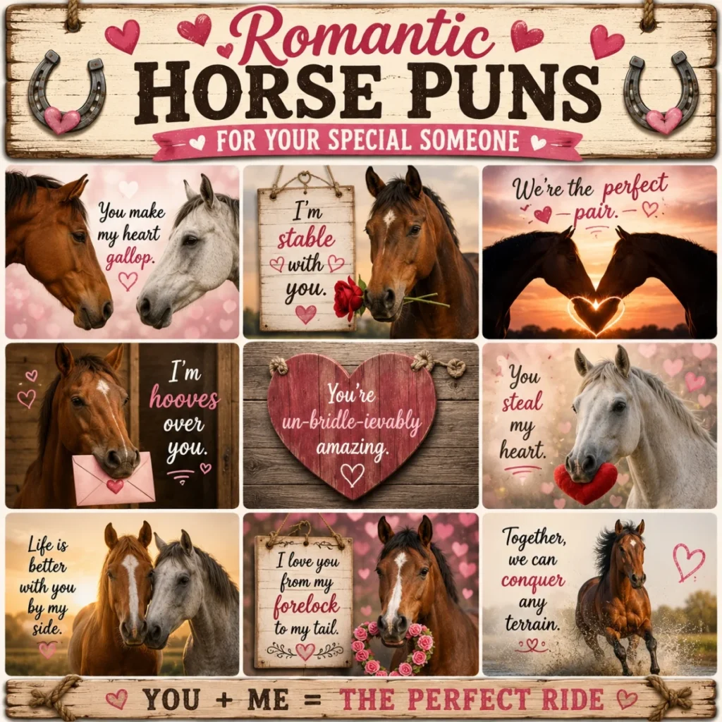 💕 Romantic Horse Puns For Your Special Someone