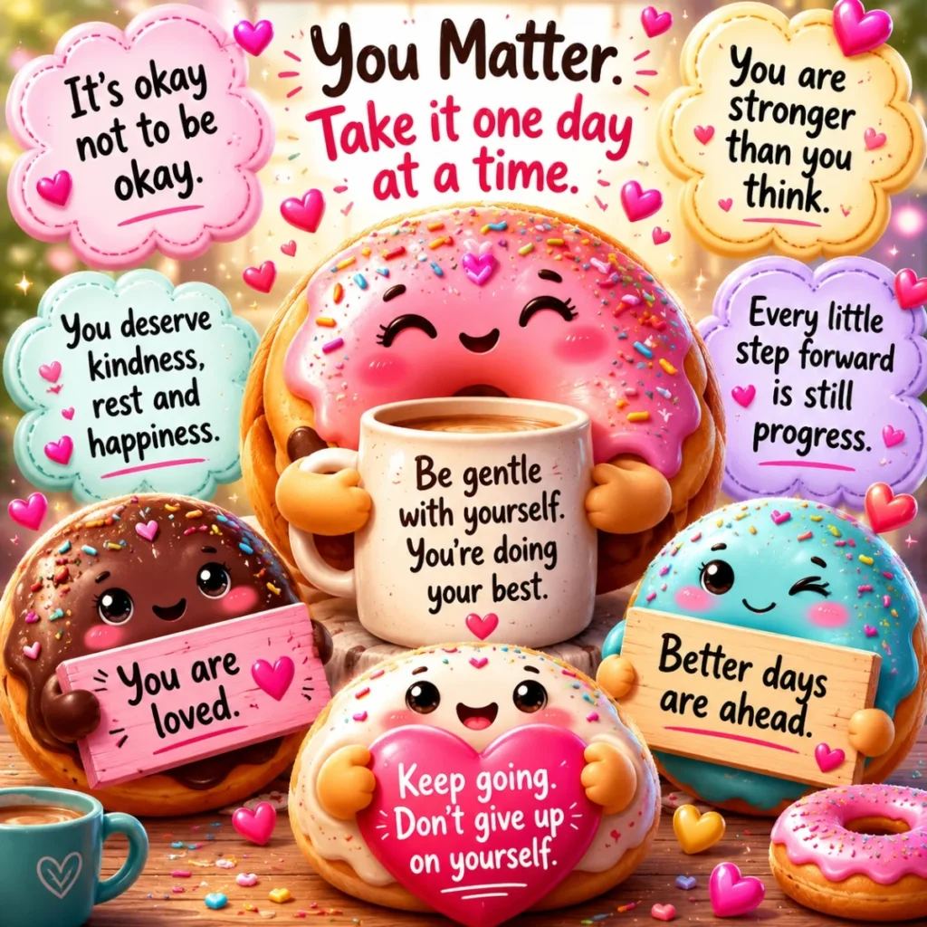💖 Deeply Comforting Donut Messages