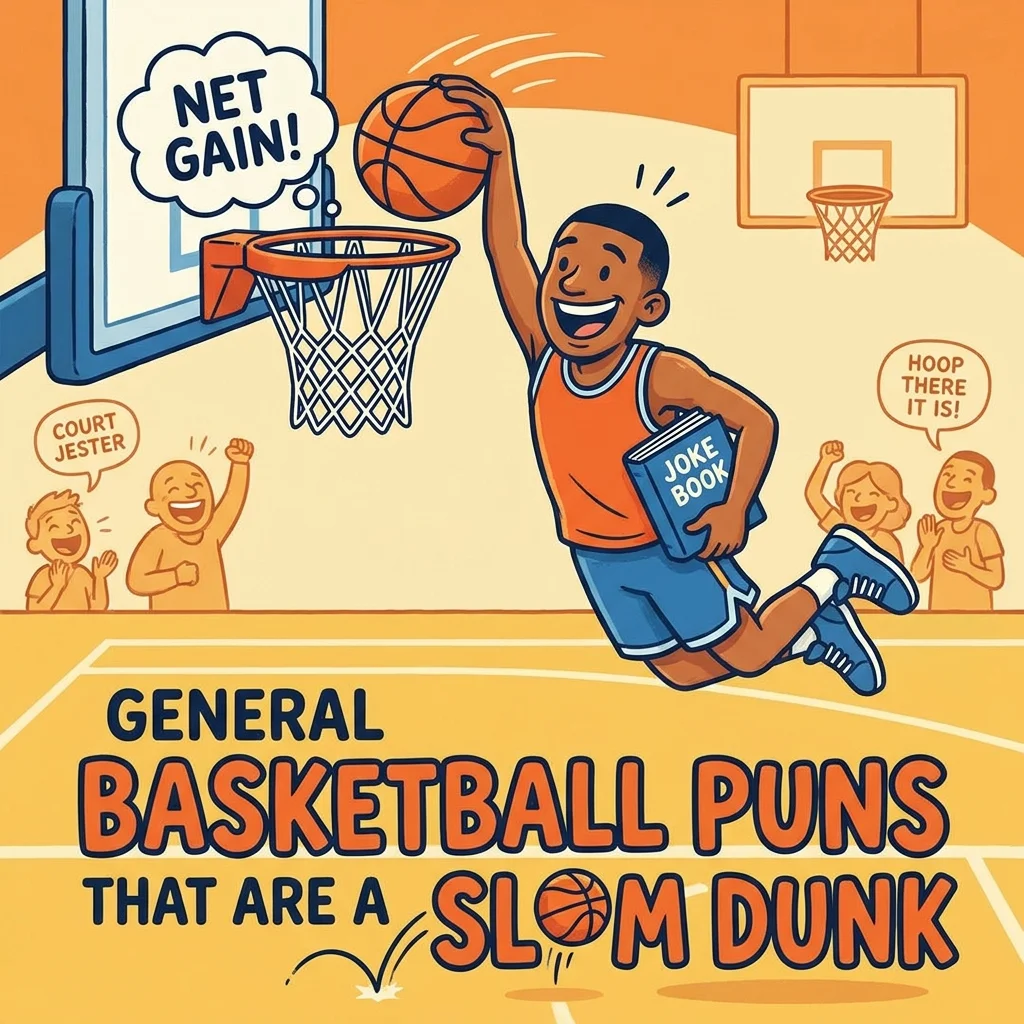 🏀 General Basketball Puns That Are a Slam Dunk