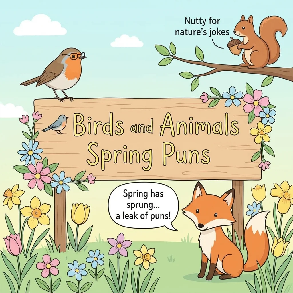 ๐ฆ Birds and Animals Spring Puns