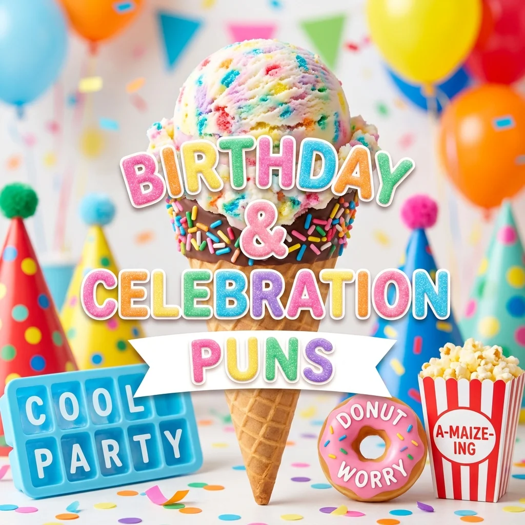 🍦 Birthday and Celebration Puns