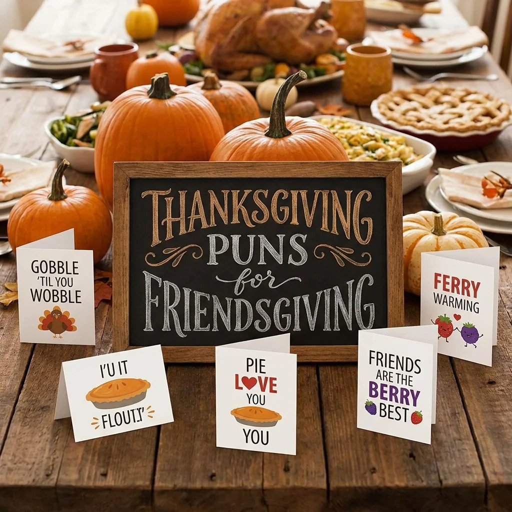 Thanksgiving Puns for Friendsgiving