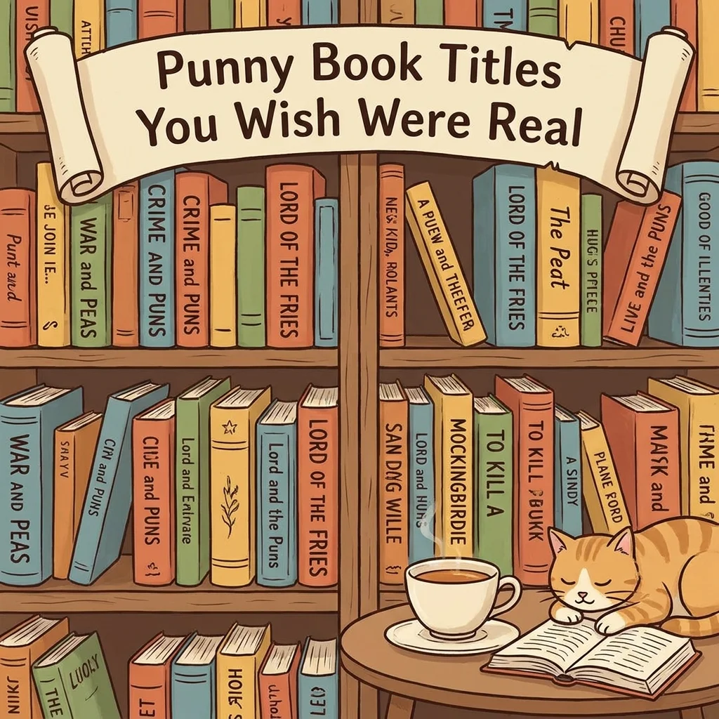 ๐ Punny Book Titles You Wish Were Real
