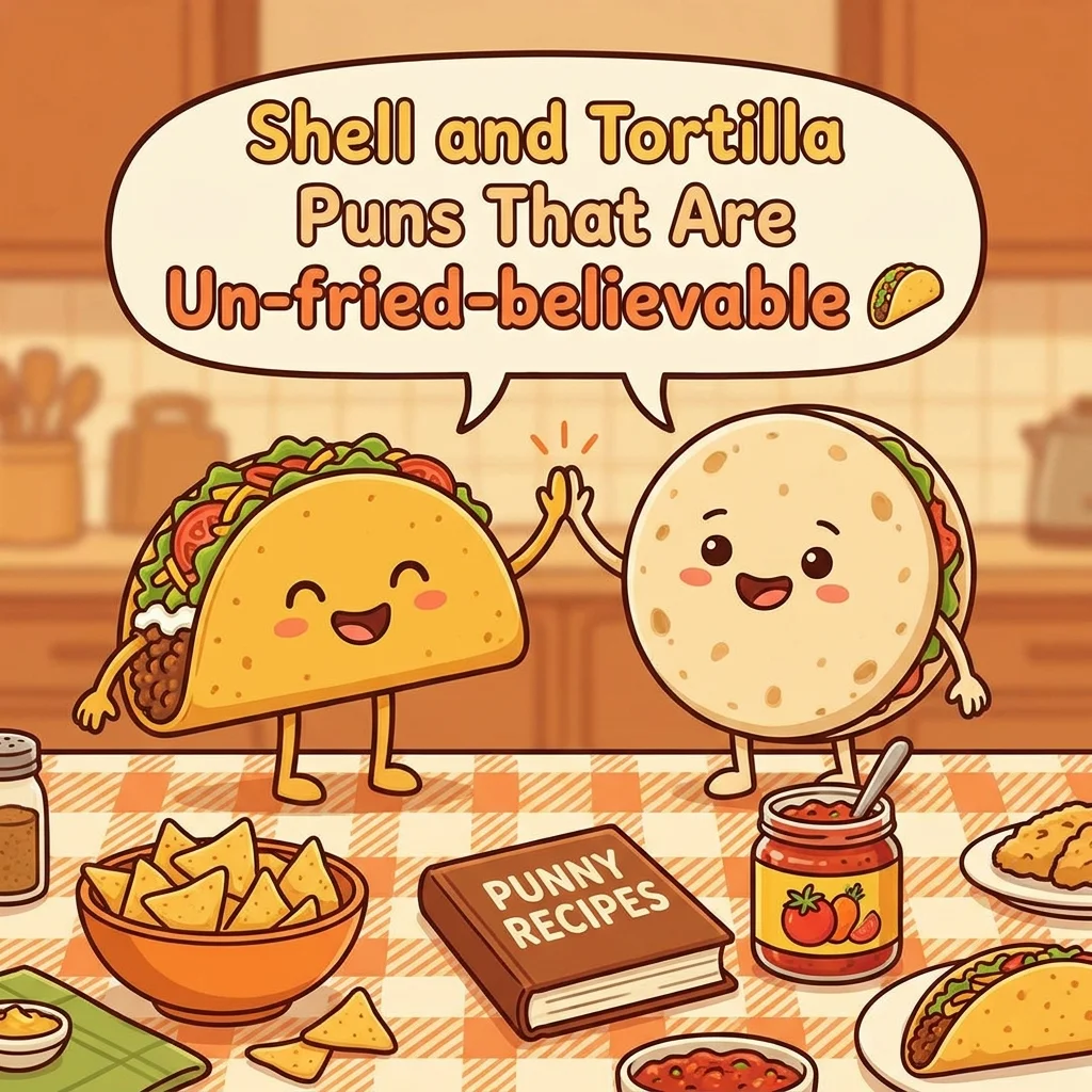 🌮 Shell and Tortilla Puns That Are Un-fried-believable