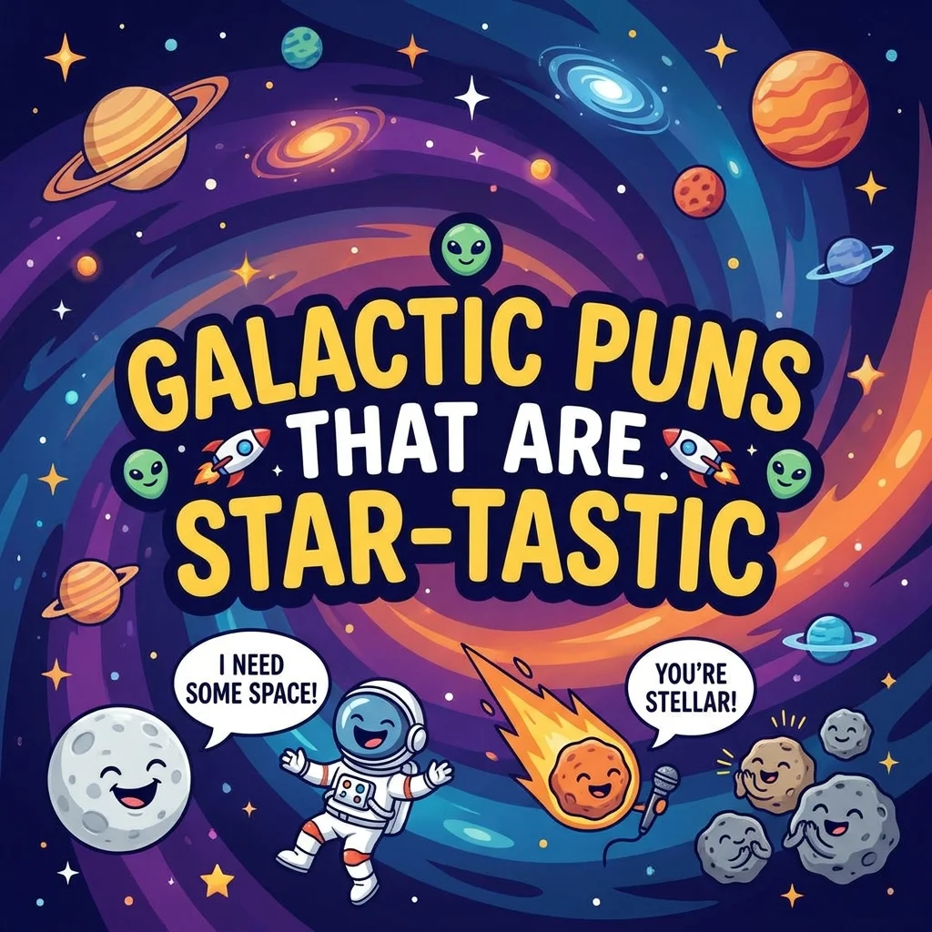 🌟 Galactic Puns That Are Star-tastic