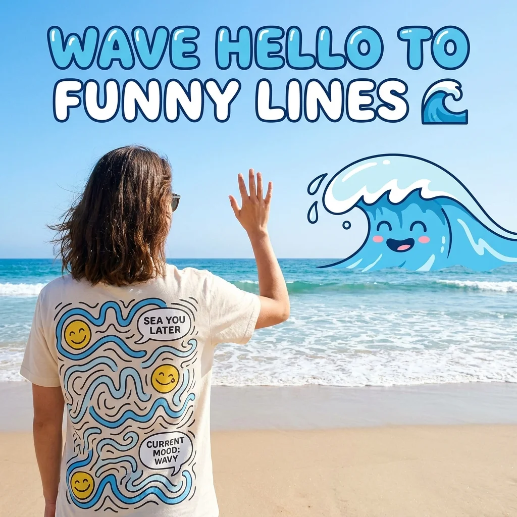 Wave Hello to Funny Lines 🌊