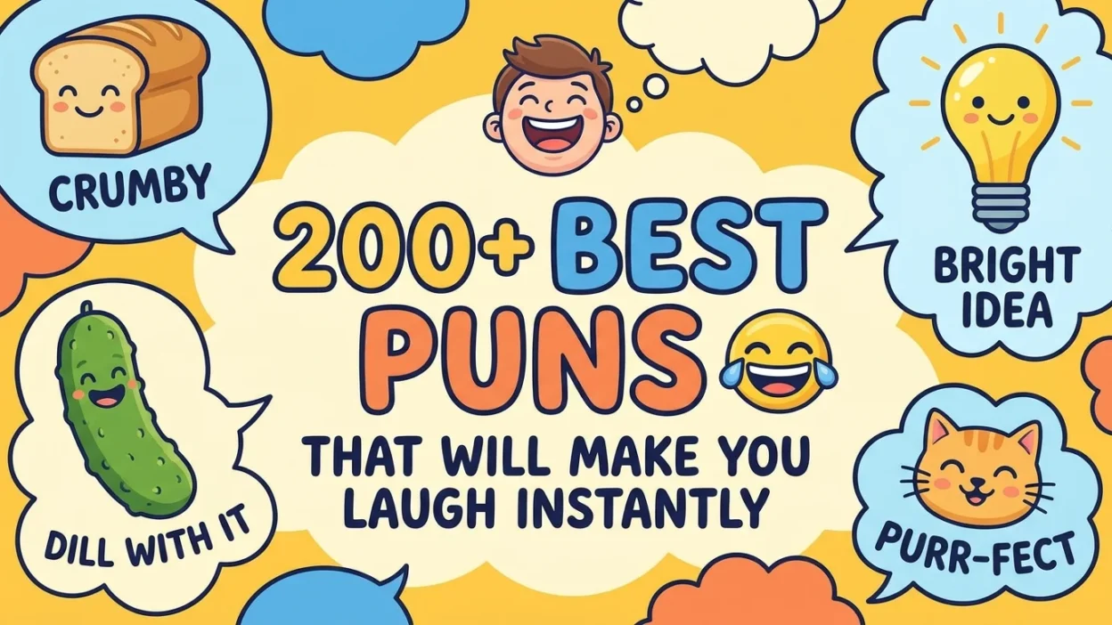 😂 200+ Best Puns That Will Make You Laugh Instantly