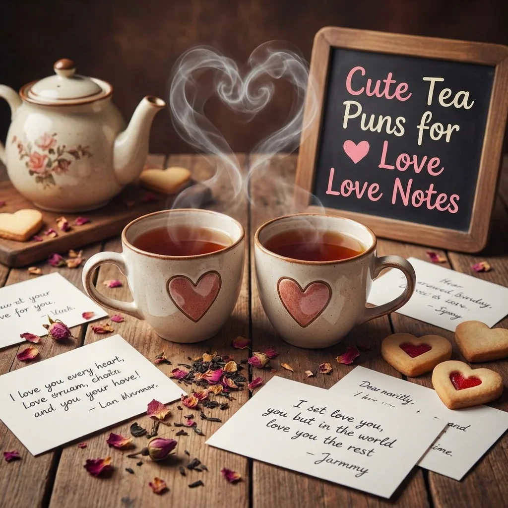 Cute Tea Puns for Love Notes