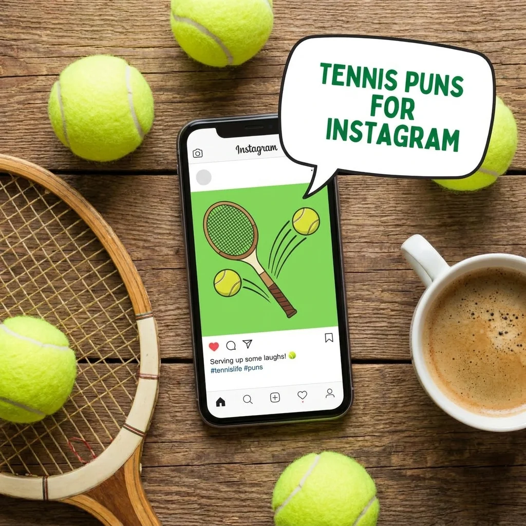 tennis puns for Instagram 📸