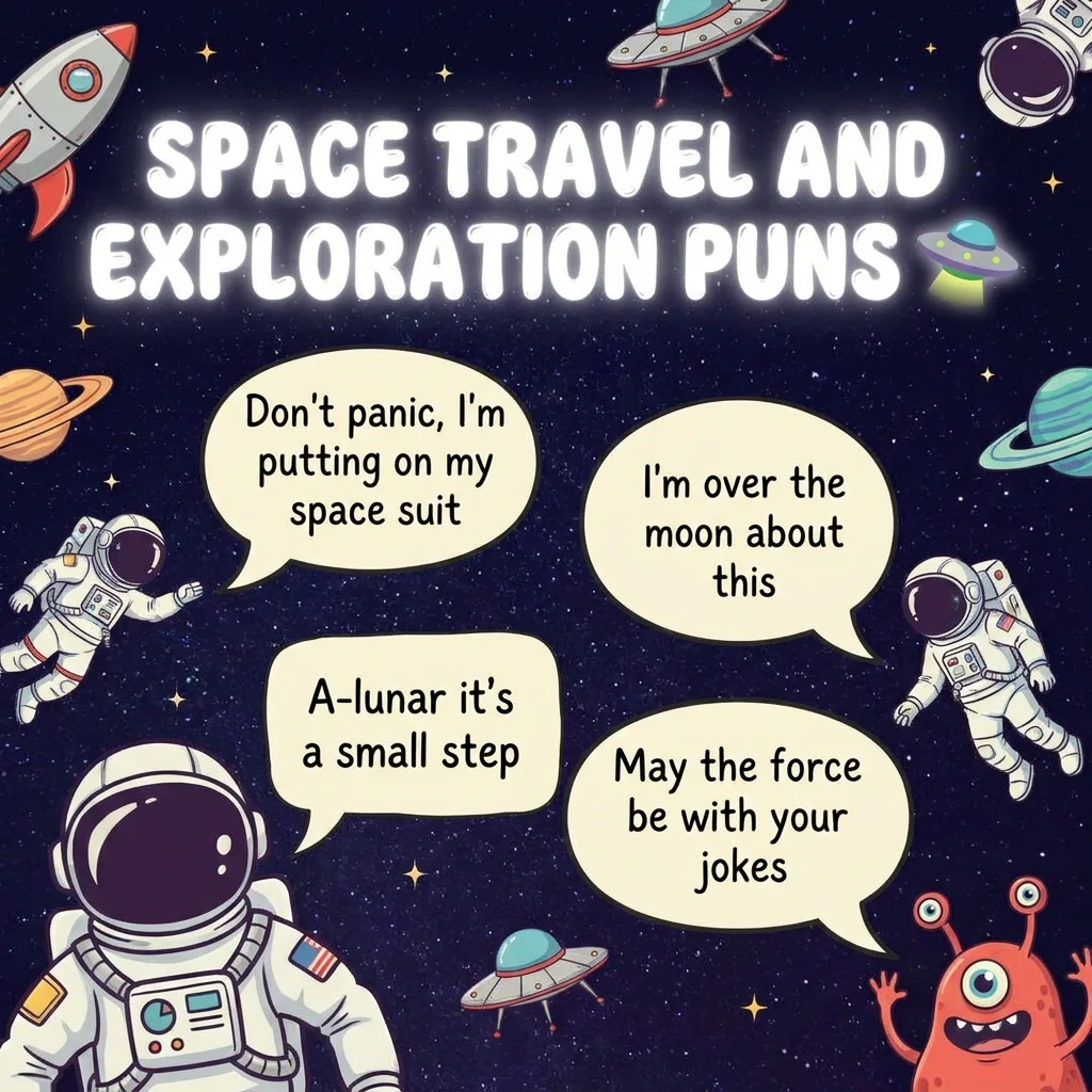 🛸 Space Travel and Exploration Puns
