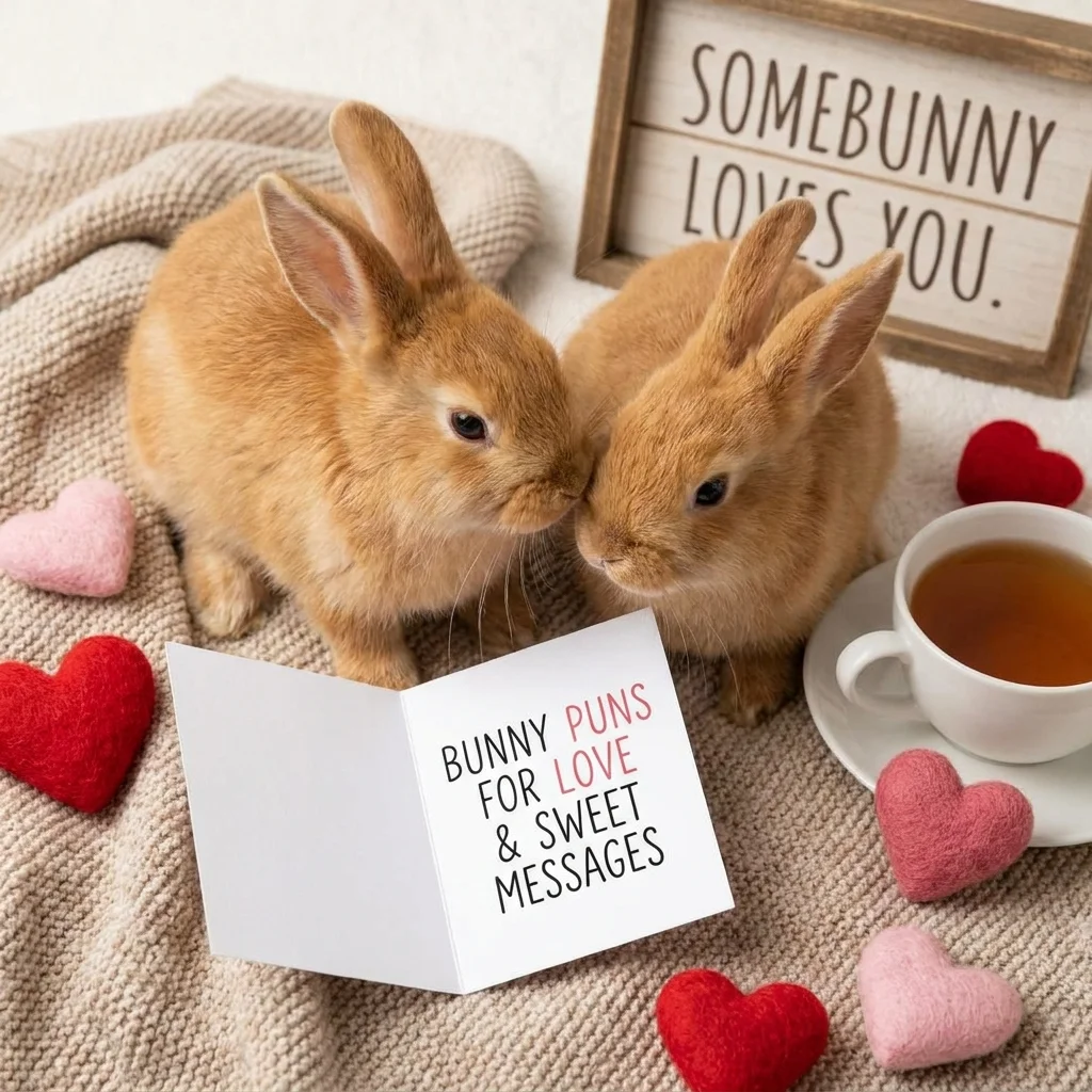 Bunny Puns for Love and Sweet Messages
