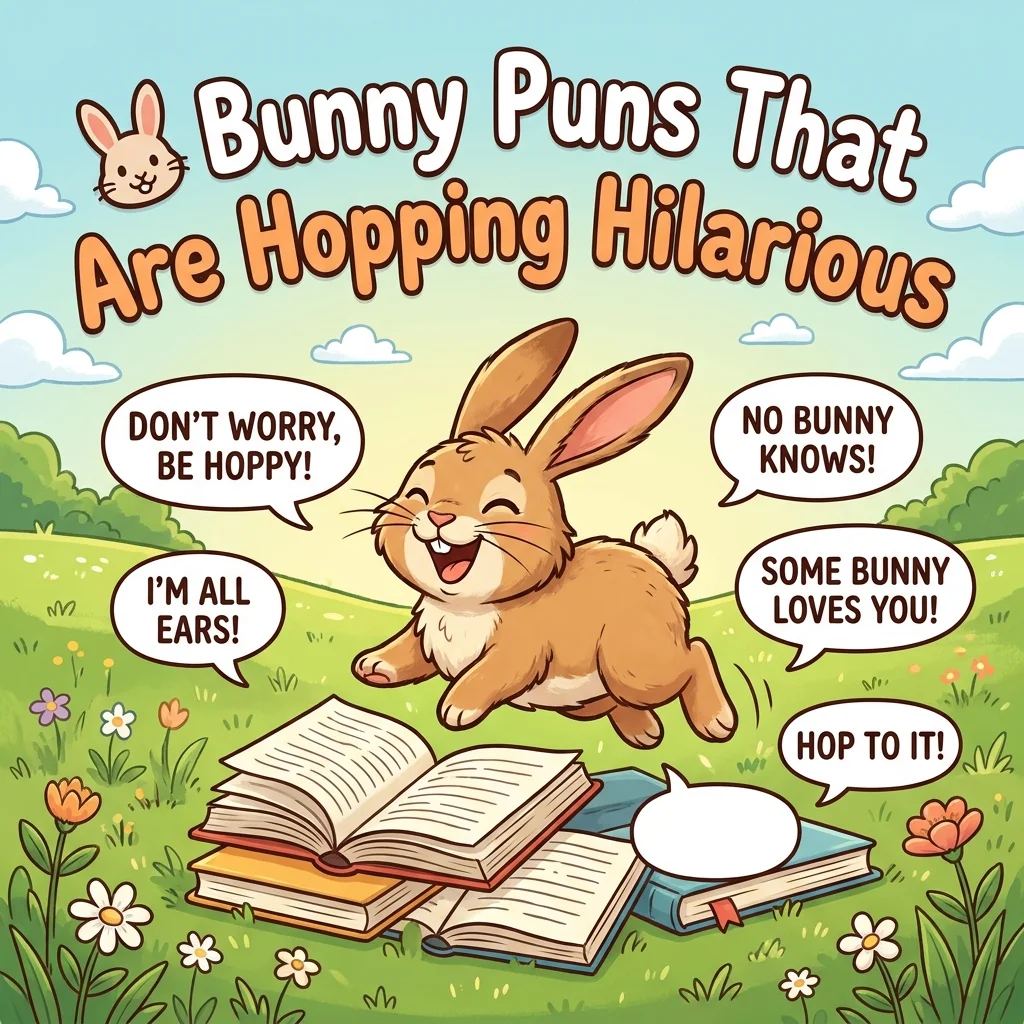 🐰 Bunny Puns That Are Hopping Hilarious