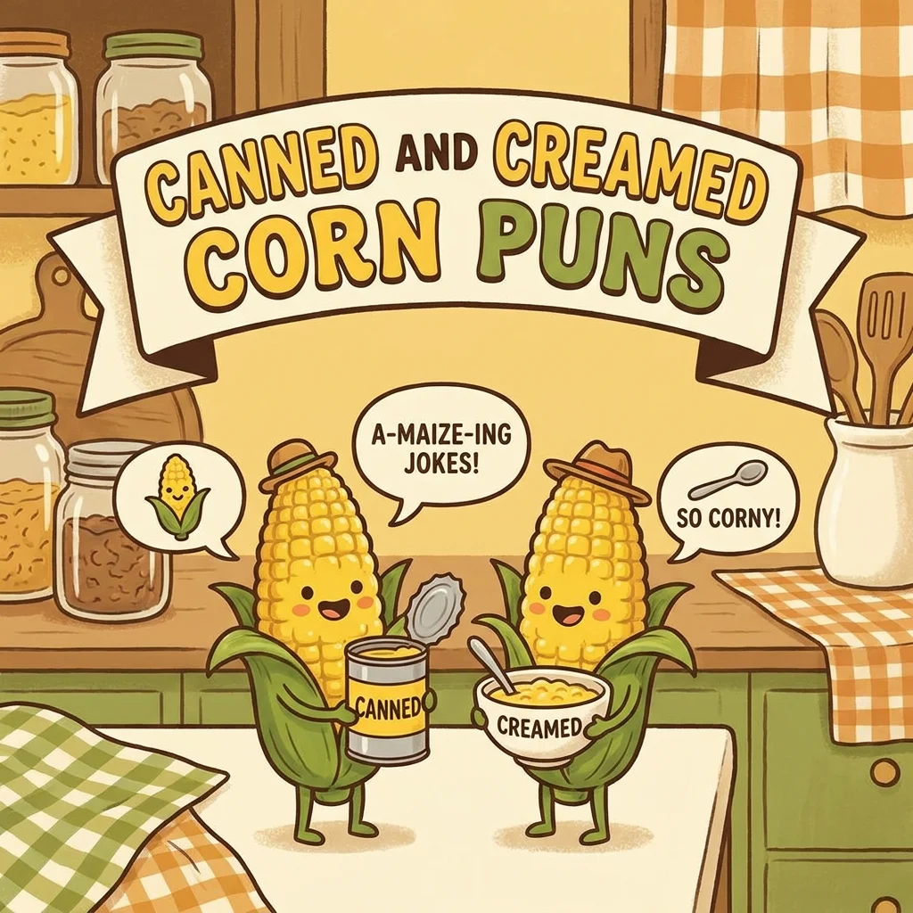 🌽 Canned and Creamed Corn Puns