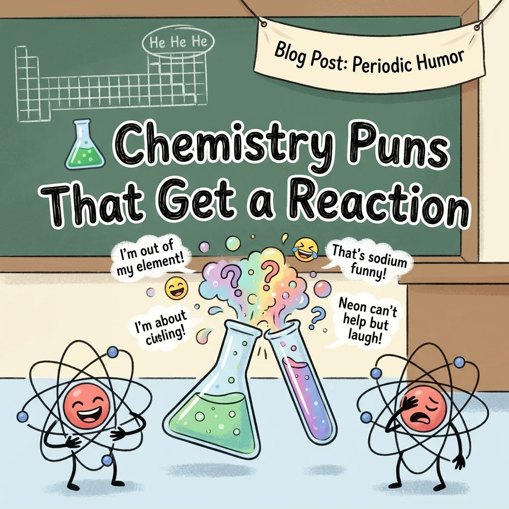 ๐งช Chemistry Puns That Get a Reaction
