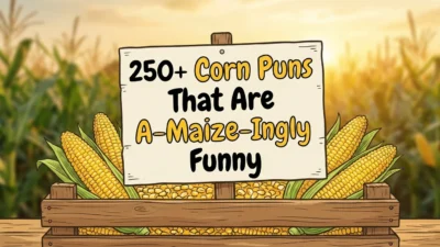 Corn puns collection with funny maize jokes, corn humor, and farm-themed wordplay for endless laughs