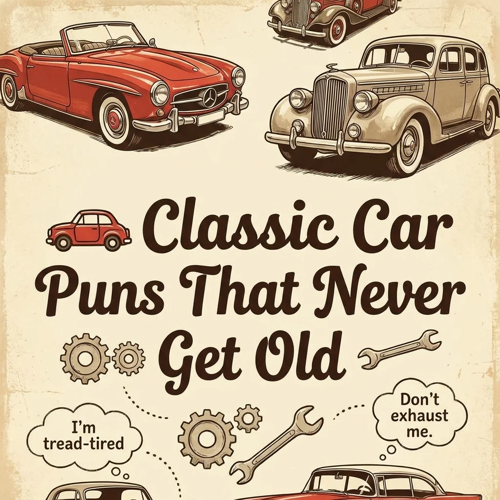 π Classic Car Puns That Never Get Old