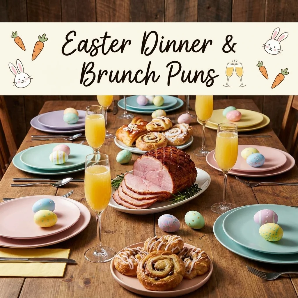 🥂 Easter Dinner & Brunch Puns