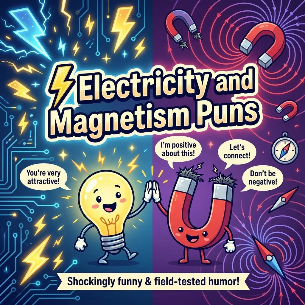 โก Electricity and Magnetism Puns