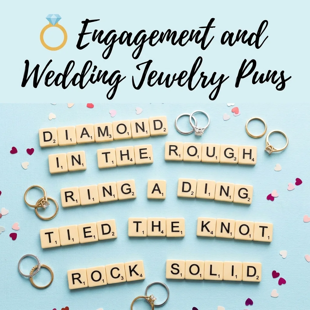 💍 Engagement and Wedding Jewelry Puns