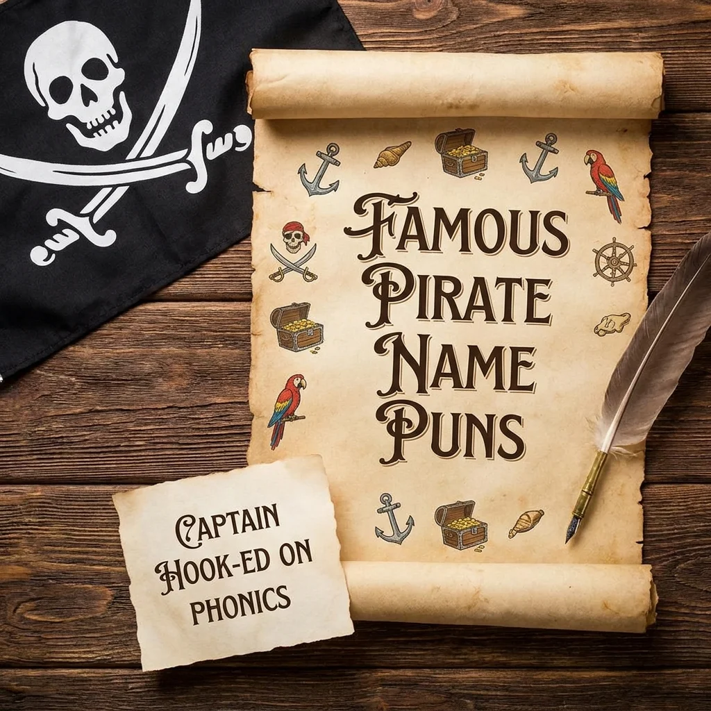 🏴‍☠️ Famous Pirate Name Puns