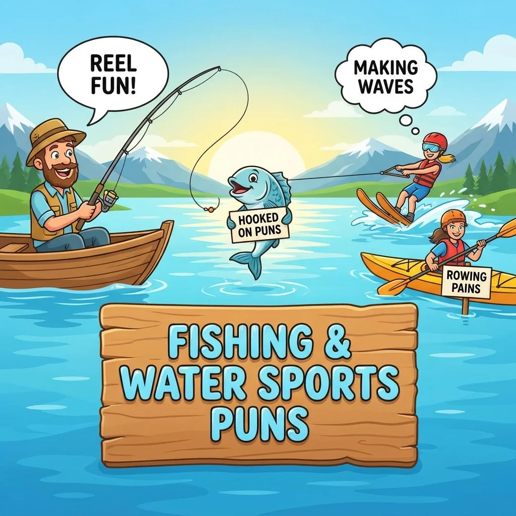 🎣 Fishing and Water Sports Puns