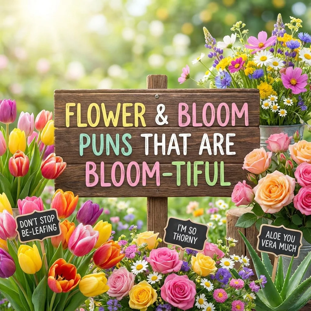 ๐ท Flower and Bloom Puns That Are Bloom-tiful