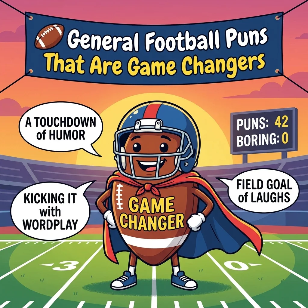🏈 General Football Puns That Are Game Changers