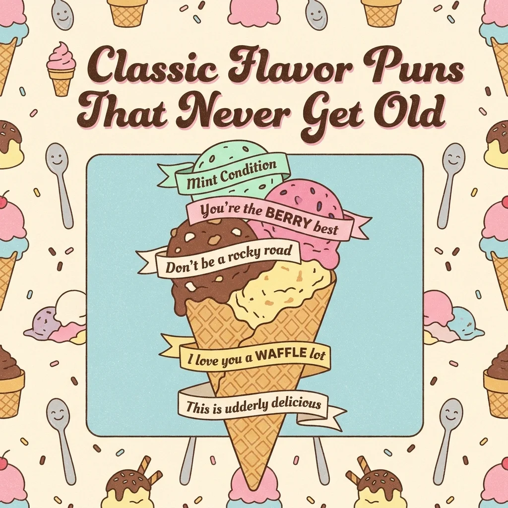 🍦 Classic Flavor Puns That Never Get Old