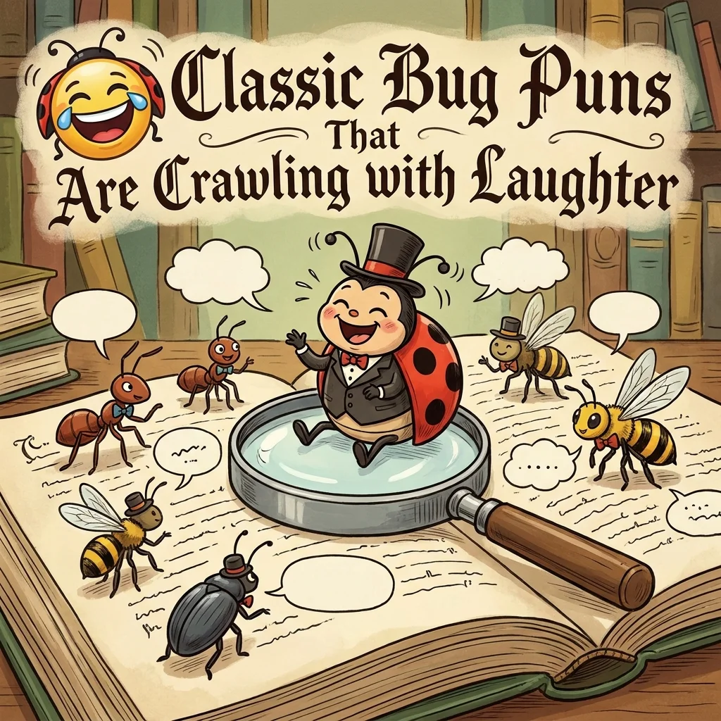 🐞 Classic Bug Puns That Are Crawling with Laughter