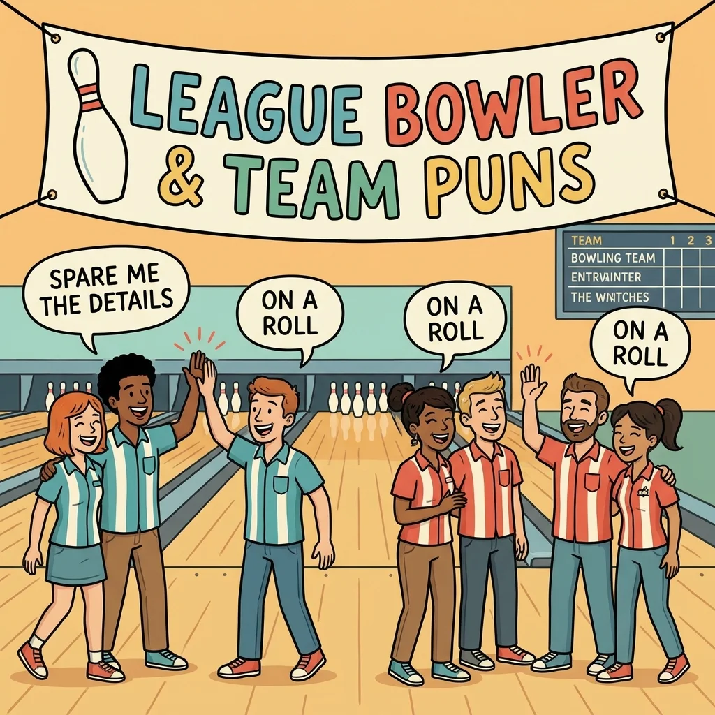 👥 League Bowler and Team Puns