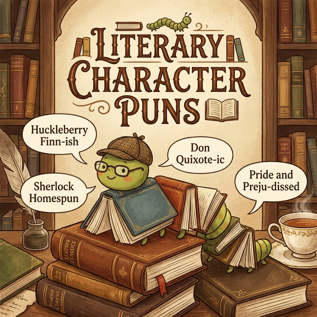 ๐ Literary Character Puns