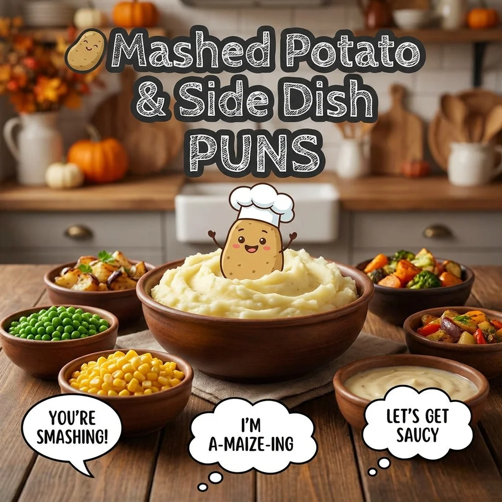 🥔 Mashed Potato and Side Dish Puns