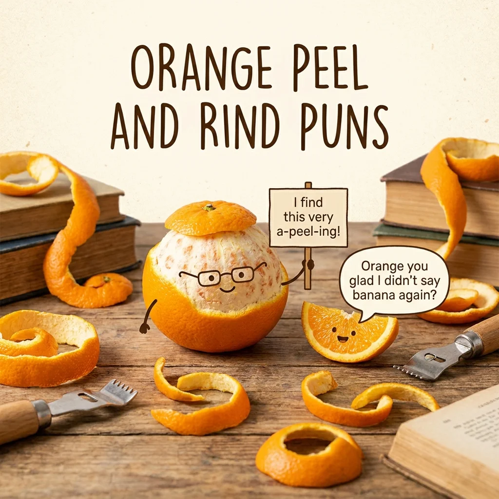 🍊 Orange Peel and Rind Puns