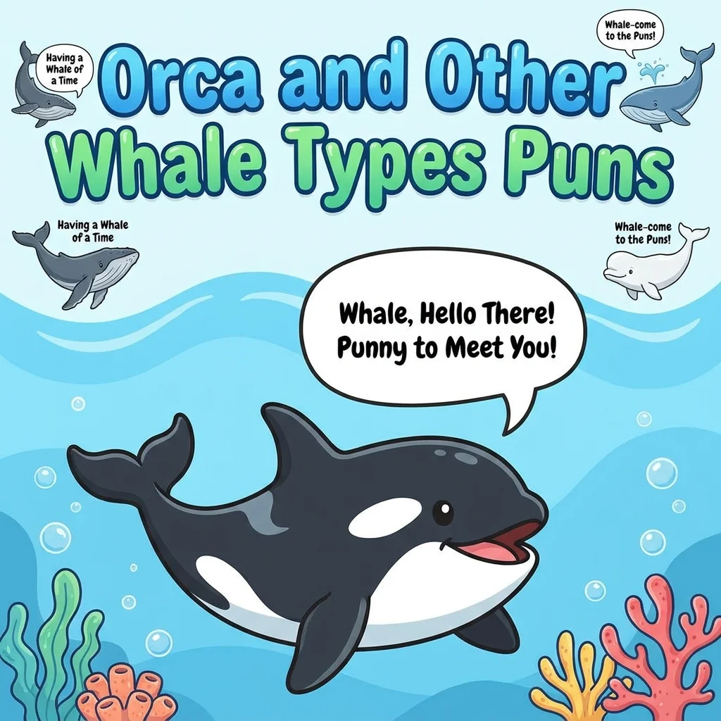 🦈 Orca and Other Whale Types Puns