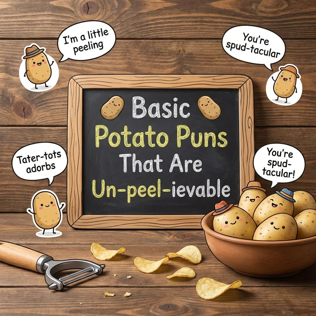 🥔 Basic Potato Puns That Are Un-peel-ievable