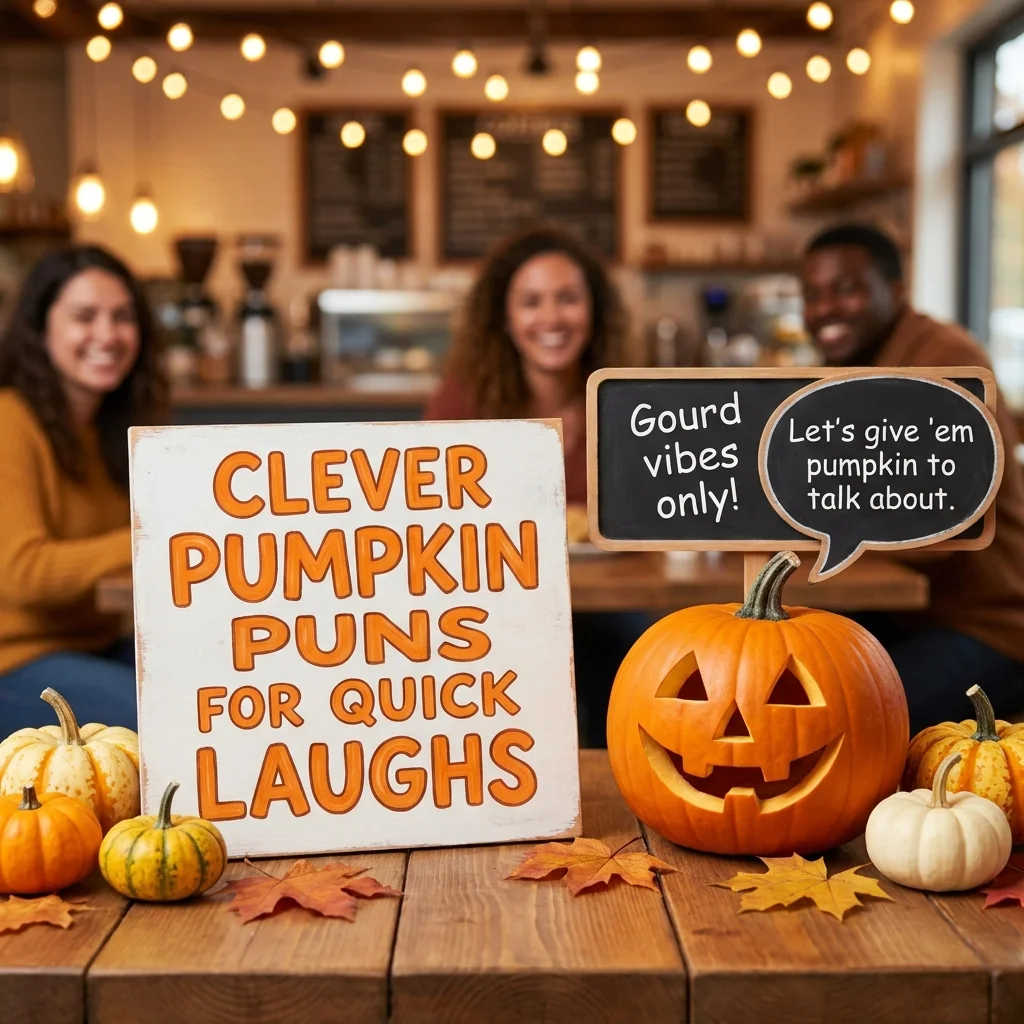 Clever Pumpkin Puns for Quick Laughs