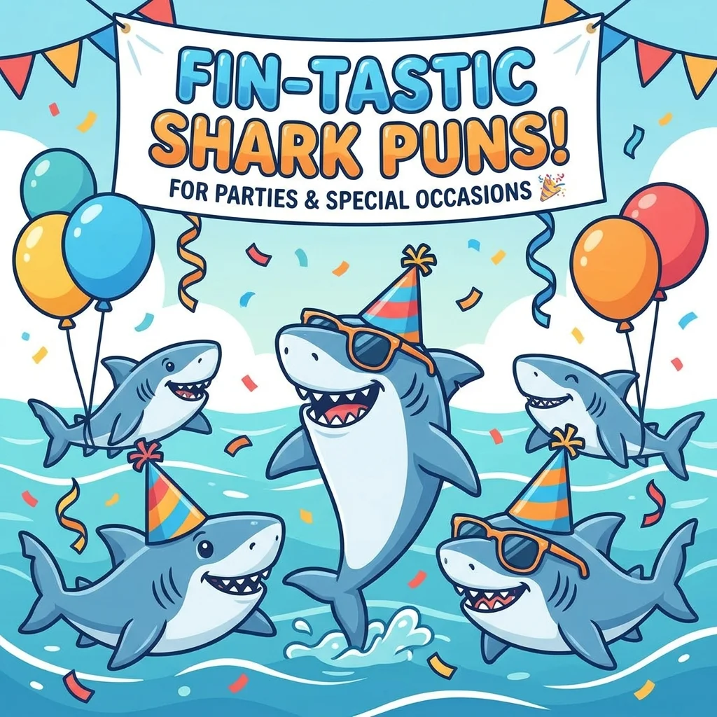 đ Shark Puns for Parties and Special Occasions