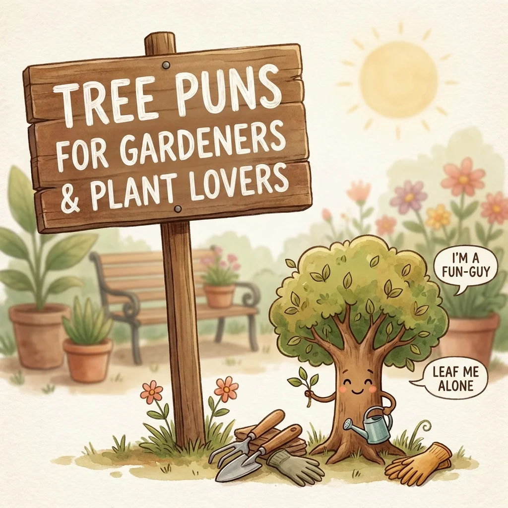 Tree Puns for Gardeners and Plant Lovers