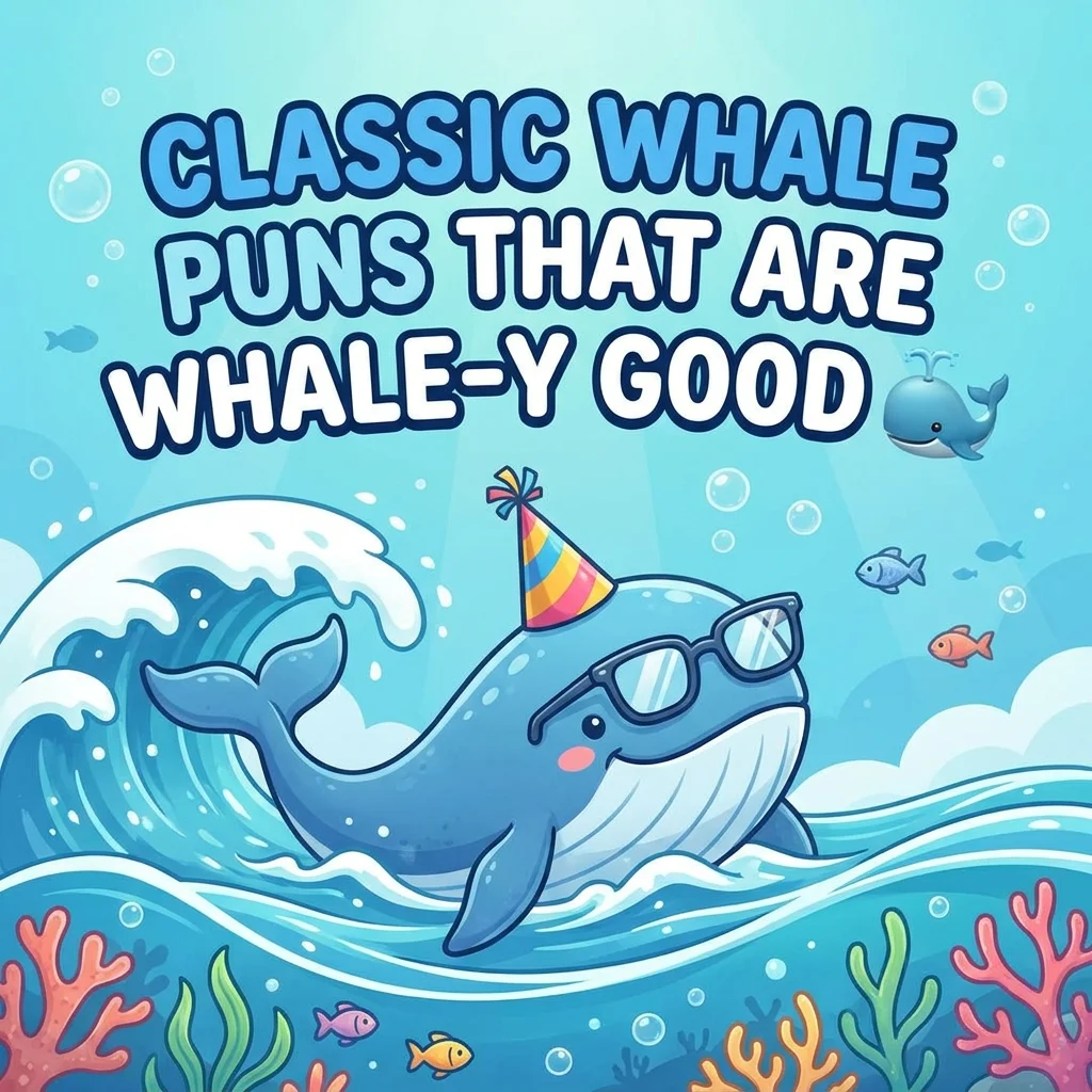 🐋 Classic Whale Puns That Are Whale-y Good
