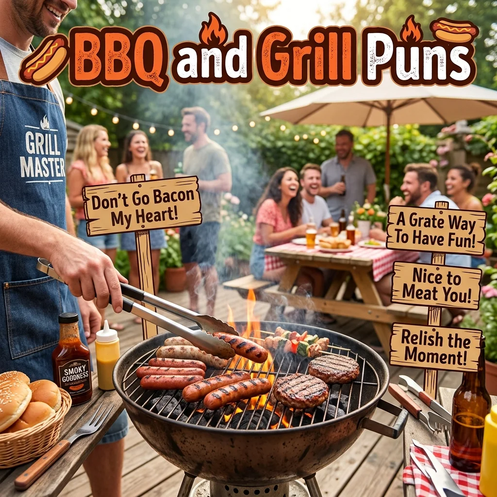 π BBQ and Grill Puns