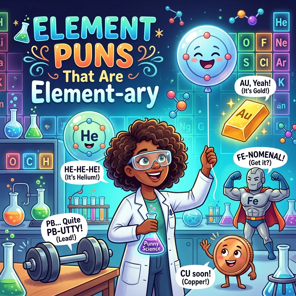 🧪 Element Puns That Are Element-ary