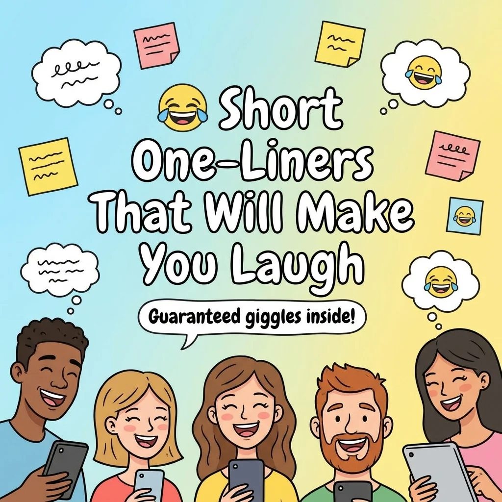 😂 Short One-Liners That Will Make You Laugh