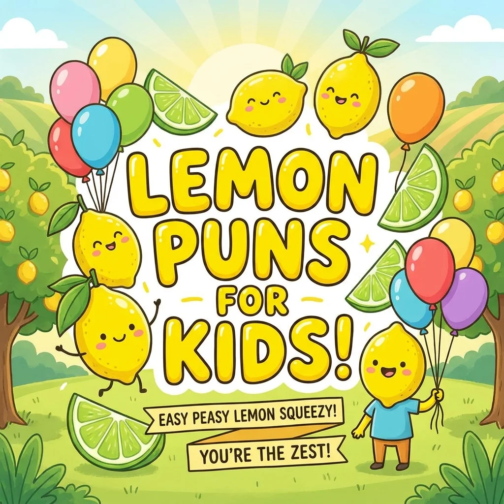 lemon puns for Kids 🎈