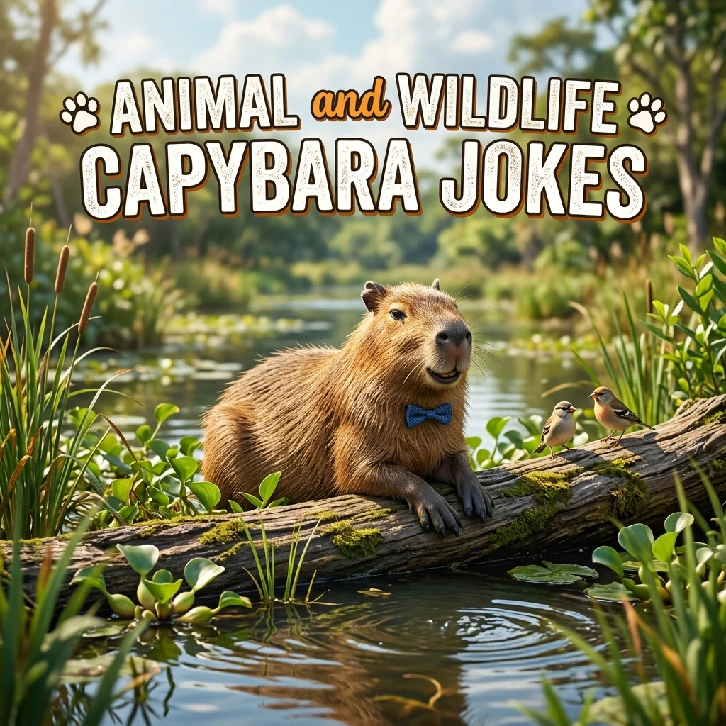 🐾 Animal and Wildlife Capybara Jokes